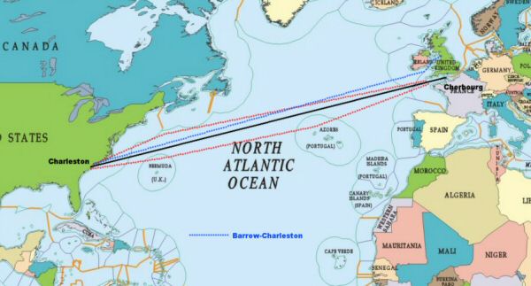 Routes of the Atlantic Flotilla